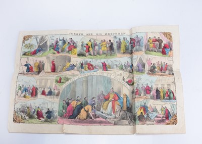 Lot 320 - An 19th century straight sided puzzle ‘Joseph and his Brethren’