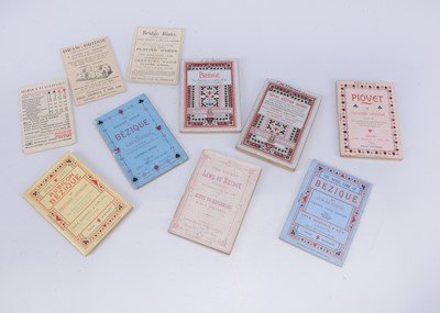 Lot 342 - Pocket card games books