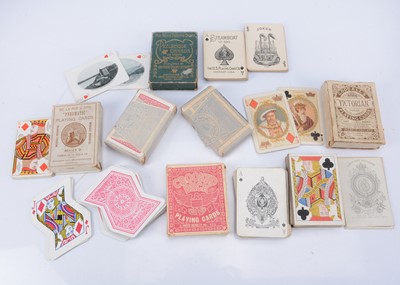 Lot 348 - Various vintage playing card sets
