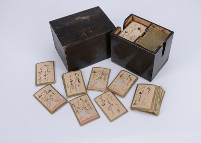 Lot 369 - A Hyakunin Isshu Japanese Playing Cards, circa 1900