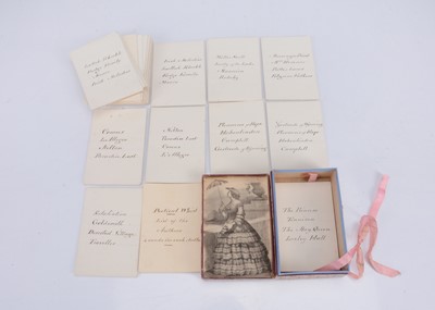 Lot 372 - An 19th century hand written card game ‘Poetical Whist’