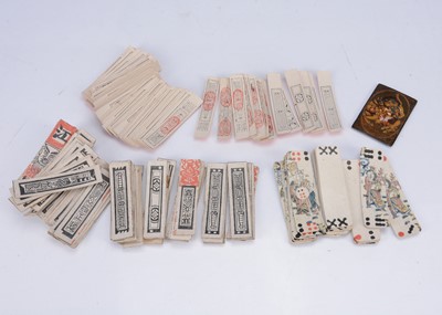 Lot 374 - Three part packs of Chinese money-suited playing cards