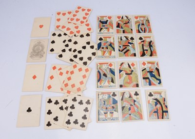 Lot 375 - An 1830s Hunt & Sons thirty-two playing card set
