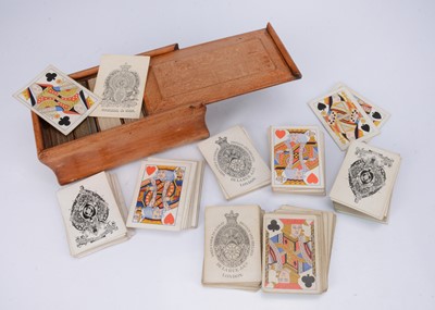 Lot 383 - Eight packs of late 19th century British playing cards