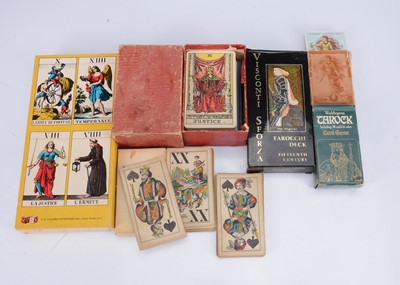 Lot 389 - Tarot and Tarock cards