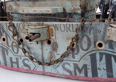 Lot 394 - A rare British Folk Art 1st World War Smith’s Potato Crisp tin Dreadnought