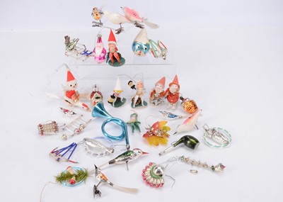 Lot 412 - Vintage Christmas decorations