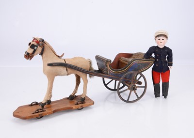 Lot 422 - An 19th century horse and gig