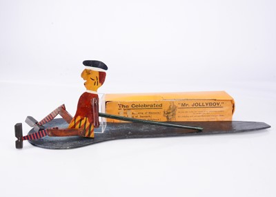 Lot 433 - A wooden Mr Jollyboy jigger, in original box