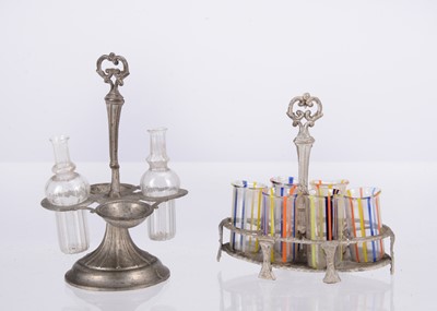 Lot 483 - An early 20th century German cast-metal dolls’ house lemonade set