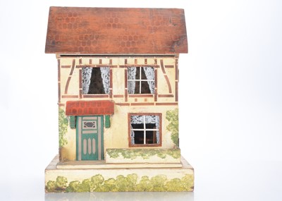 Lot 510 - A 1930s Wagner wooden dolls’ house