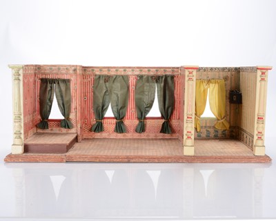 Lot 511 - An early 20th century German open room setting dolls’ house