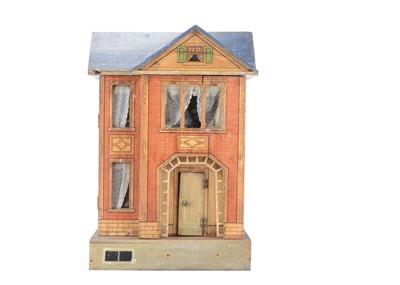 Lot 514 - A small Gottschalk blue roof dolls’ house