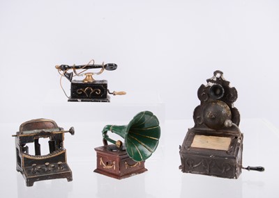 Lot 541 - German cast-metal dolls’ house technology, circa 1900