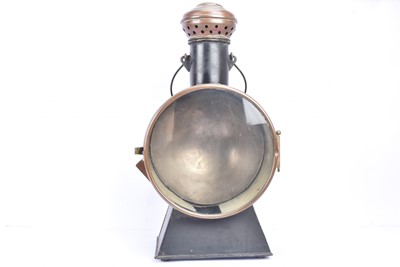 Lot 648 - Large Late Nineteenth Century French Railway Lantern