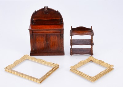 Lot 586 - Miniature artist dolls’ house furniture