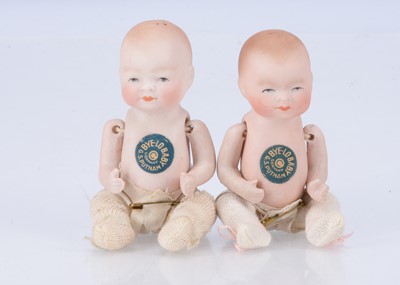 Lot 640 - Two  Grace Storey Putnam all-bisque Bye-Lo-Babies