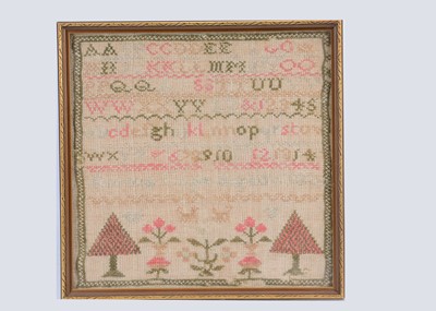Lot 705 - Four 19th century samplers