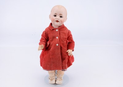 Lot 722 - A Kestner solid dome character toddler doll