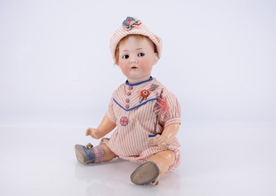 Lot 732 - A Bruno Schmidt 2097 character boy doll