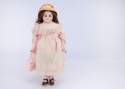 Lot 739 - An early bisque 278 should head lady doll, possibly Dressel