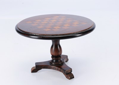 Lot 763 - A 19th century English doll’s or apprentice tilt top table
