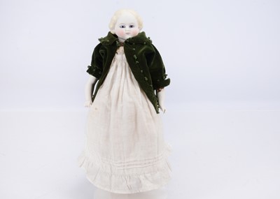 Lot 791 - A fine German bisque turned shoulder-head lady doll, possibly Alt, Beck & Gottschalk