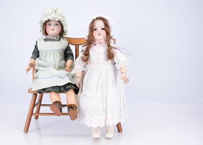 Lot 797 - Two German child dolls