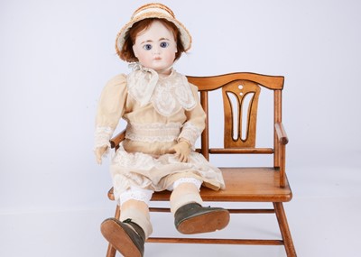 Lot 812 - A rare large German 183 Belton solid dome child doll