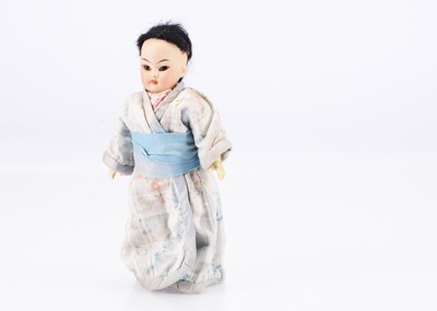 Lot 819 - A small Simon & Halbig Asian child doll