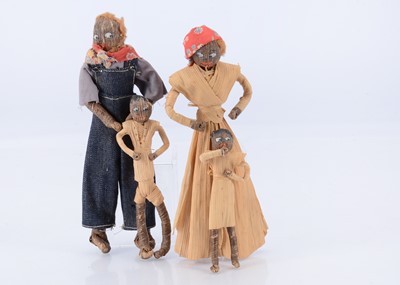 Lot 851 - An African American corn husk family