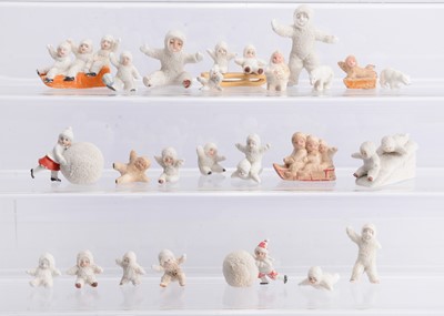 Lot 858 - Snow baby Christmas cake decorations