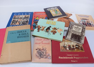 Lot 868 - A selection of teddy bear and doll reference books