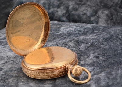 Lot 28 - An 18ct gold open faced pocket watch