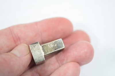 Lot 75 - A collection of modernist silver jewellery