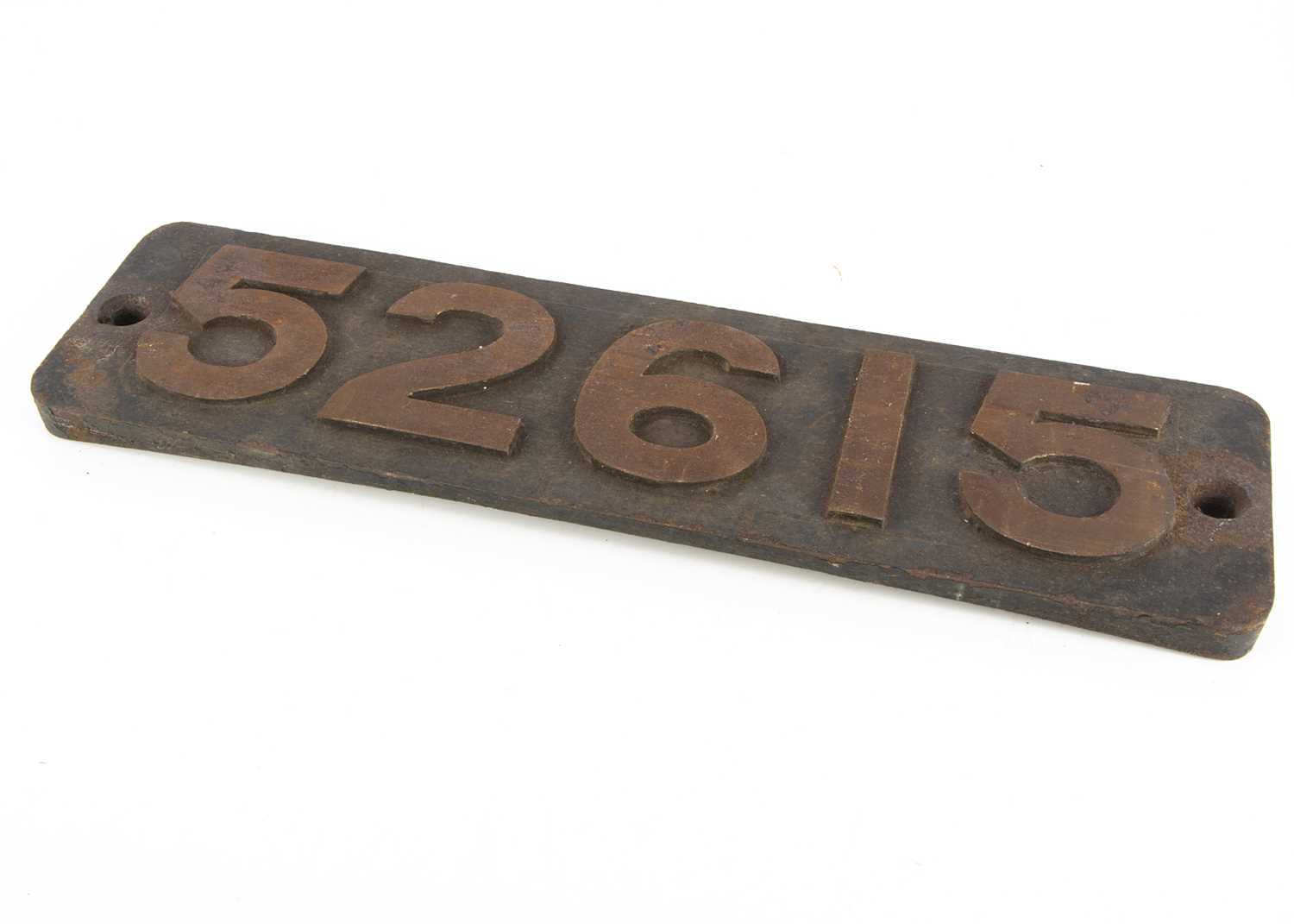 Box Number Plates Lot 695 - BR Smoke Box Number Plate,