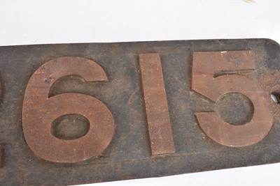 Lot 695 - BR Smoke Box Number Plate