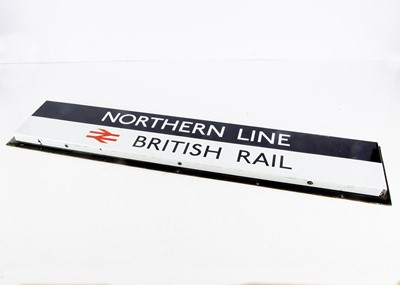 Lot 702 - Enamelled London Underground/British Rail Sign