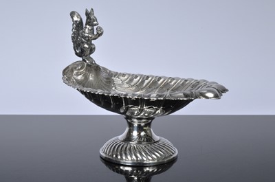Lot 310 - A mid 20th century silver plated nut dish by WMF