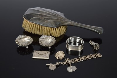 Lot 311 - A small group of silver and other items
