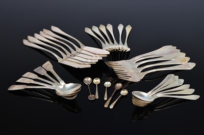 Lot 320 - An Art Deco period German part canteen of cutlery