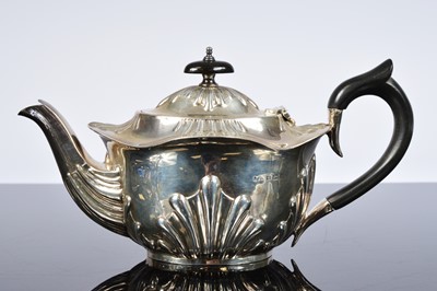 Lot 325 - Four Victorian and later tea related items of silver