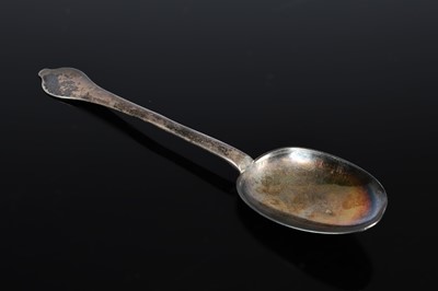 Lot 332 - A Georgian or earlier silver tablespoon by IS