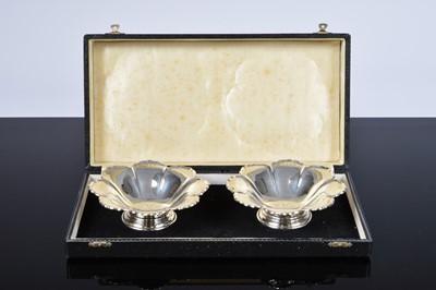 Lot 346 - A pair of 1970 silver bon bon dishes by J.B. Chatterley & Sons