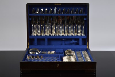 Lot 352 - A canteen of silver plated cutlery from Mappin & Webb