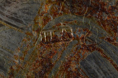 Lot 373 - A George V silver oval box by HA