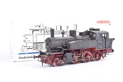 Lot 775 - Marklin Gauge 1 55912 DB weathered black 2-6-0 Class T91 Tank Engine 91851