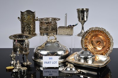 Lot 397 - A collection of Sheffield plate and silver plated items