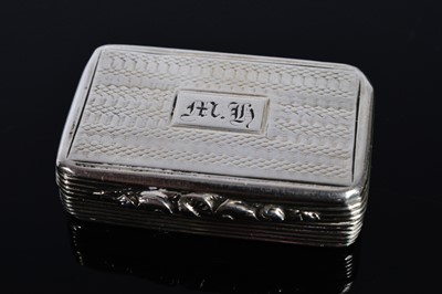 Lot 404 - A George IV silver vinaigrette by Thomas Shaw