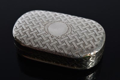 Lot 407 - A George III silver vinaigrette by John Shaw